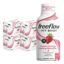 Freeflow Fit Energy Shots、Strawberry Burst、L-theanine、Ginseng、ビタミン、Prebiotics、Electrolytes(24カウント、2ozショット)によるナチュラルカフェインブースト