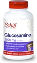 Schiff Glucosamine 2000mg (サービングごとの) + Hyaluronic酸のタブレット(びんの150の計算)、共同心配の補足は共同移動性及び柔軟性を支えます、軟骨の構造を支えます
