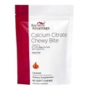有毒な利点 カルシウムのクエン酸塩のChewyビット250のmg - Bariatricの外科患者のため-ビタミンD3 -砂糖なしのChewableカルシウム補足-Bariatric Calciumの咀嚼-Caramelの味- 60の計算