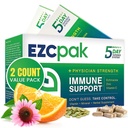 EZCのパック5日の先を細くされた免疫サポート ブースター - ビタミンの免疫サポート補足、Echinacea、亜鉛ビタミンC、大人のための免疫ブースター - 免疫サポートビタミン(パック2)