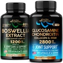 NUTRAHARMONYのグルコサミンのコンドロイチン及びボスウェリアのエキスのカプセル