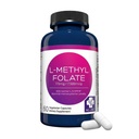 MDの生命L-Methylfolate 7.5のmgの補足-専門の等級の活動的なLのMethylfolateの補足- 60のカプセル- L-Methylfolate 7.5mg -最高の効力MTHFR W/Essentialのアミノ酸