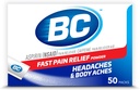 BCパウダー | 速い痛みの軽減 | アスピリン(NSAID)・カフェイン | 50カウント (10042037103993)