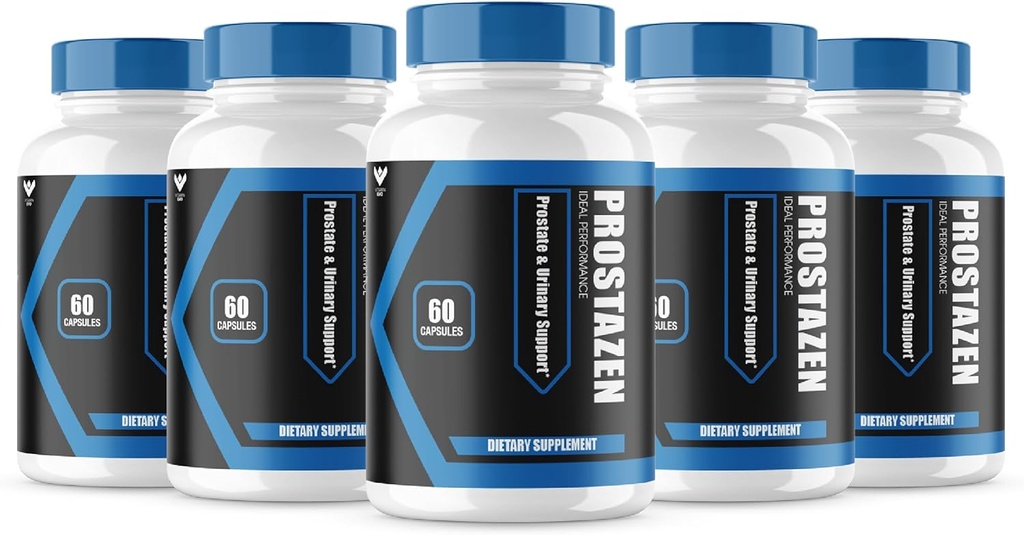 (5パック) Prostazenカプセル、前立腺の健康、Prostazen Plus Premium Prostateフォーミュラ、健康な前立腺、Prostazen Pastillasのレビュー(300カプセル)