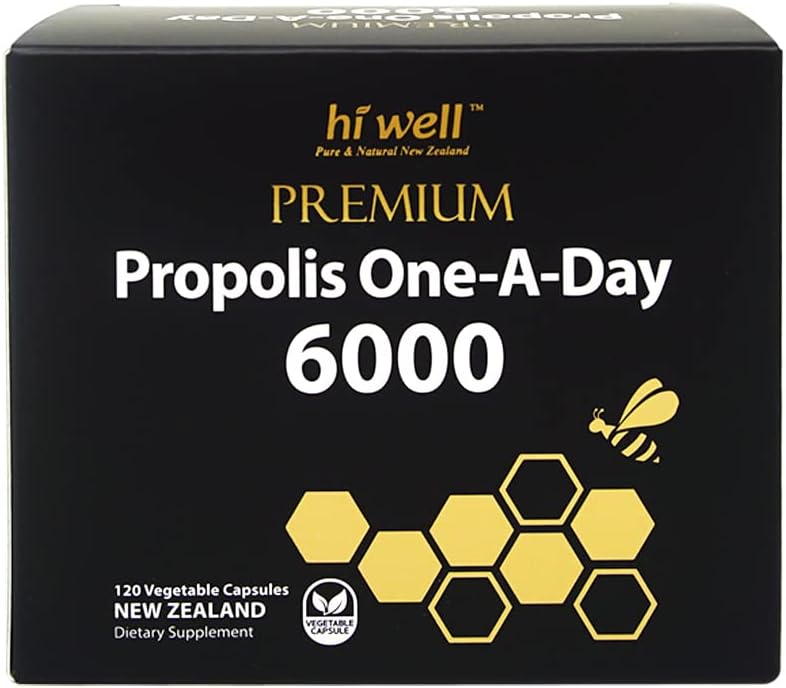 こんにちはよく優れたプロポリスワンデイ6000フラボノイド120mg 120Capsules