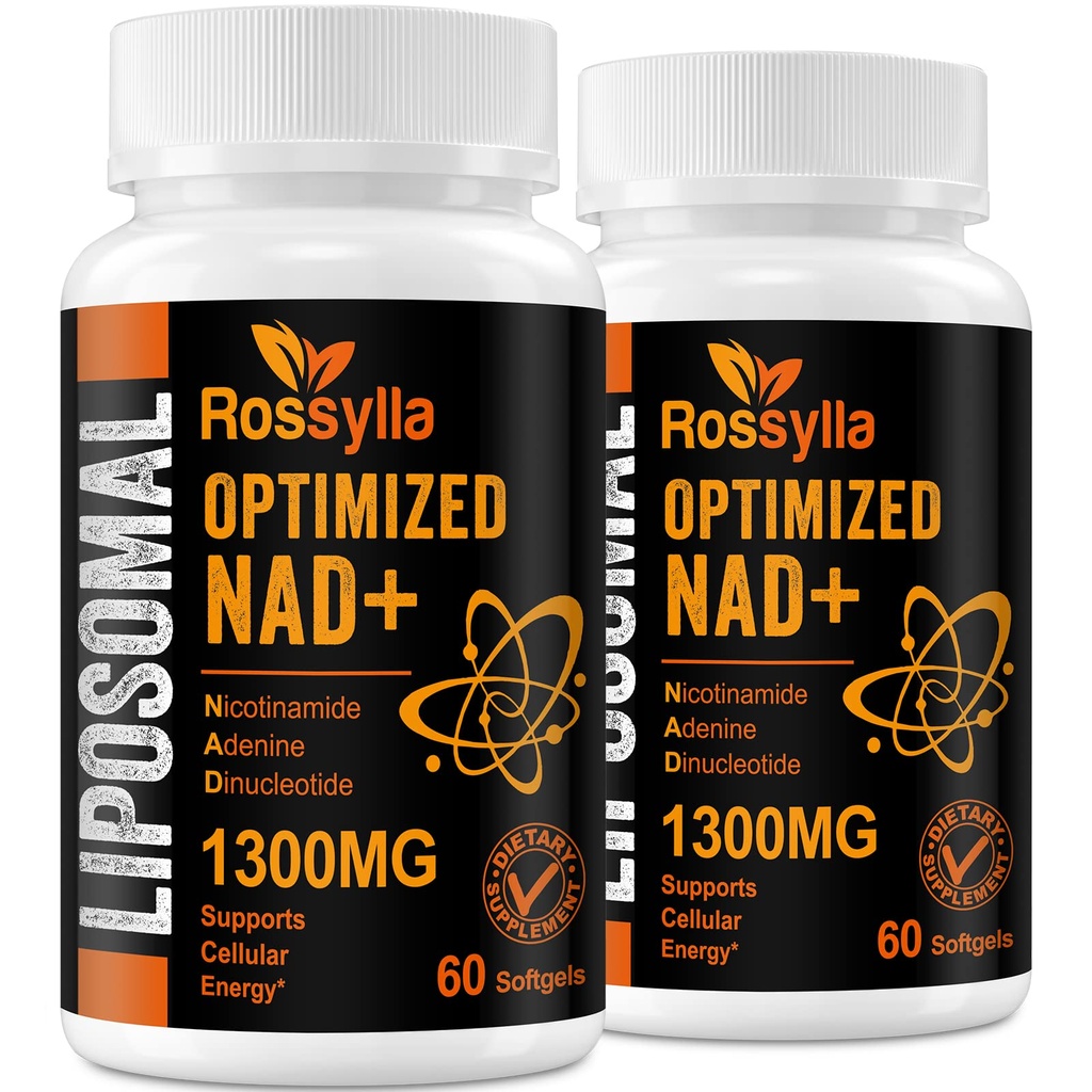 1300 MG Liposomal NAD+ サプリメント | 吸着性が高い | NAD+ ブーストへの最も純粋な NAD Supplemet Effetively | NAD+のボーズ 老化の防衛のためのサプリメント, 細胞エネルギー, 長寿 | 120 カウント