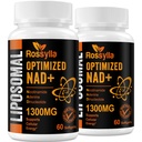 1300 MG Liposomal NAD+ サプリメント | 吸着性が高い | NAD+ ブーストへの最も純粋な NAD Supplemet Effetively | NAD+のボーズ 老化の防衛のためのサプリメント, 細胞エネルギー, 長寿 | 120 カウント