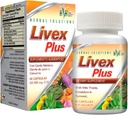 ハーバルソリューション Livex Plus 自然なサプリメント 肝硬化症。 肝臓デトックスと消化器の健康を改善するのに役立ちます。
