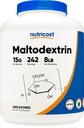 Nutricost Maltodextrinパウダー8LBS - グルテンフリー、GMOフリー
