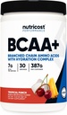 Nutricost BCAA + Hydration Powder (Tropical Punch) 30 サービング - 分岐させたチェーン アミノ 酸 Hydration Complex - グルテンフリー、非GMO