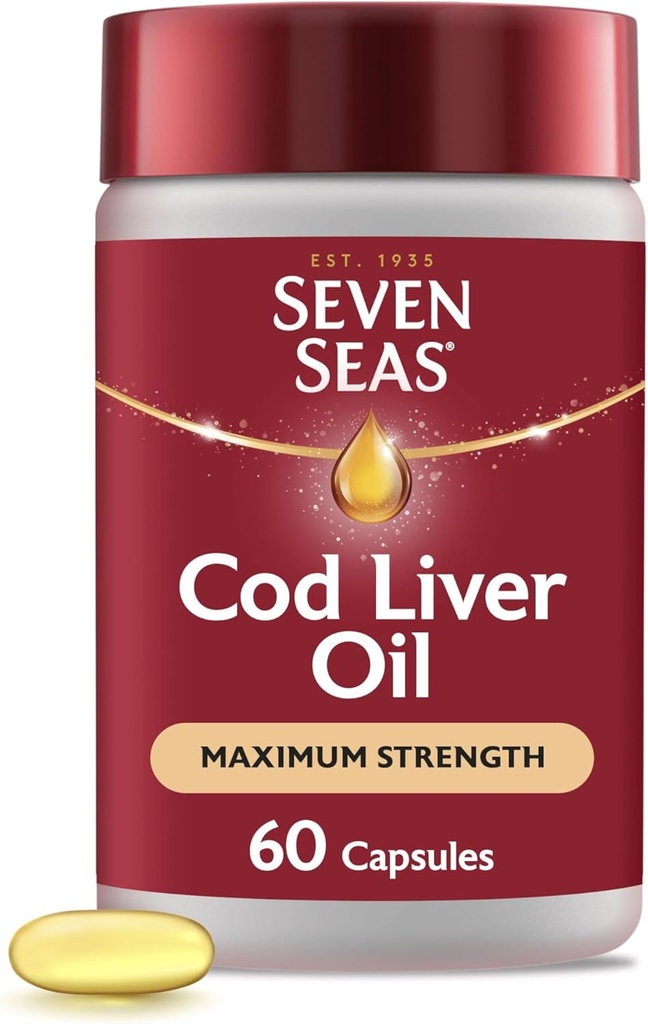 Seven Seas Cod Liver Oil Extra High Strength 60 Capsules