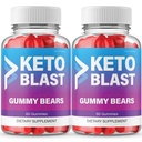 Blast Keto ACVグミー、Keto Blast ACVグミー、Blast Keto + ACVグミーサプリメント - 最大強度、すべての自然なサポートフォーミュラKeto + ACV、公式BlastKetoプレミアムグミーレビュー(2パック)