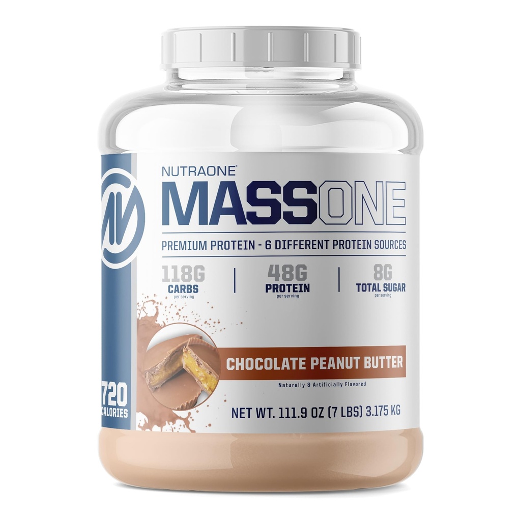 NutraOne の Massone の固まりの利益蛋白質の粉の利益の固まり蛋白質の食事の取り替え(チョコレート ピーナツのバター - 7 ポンド)。
