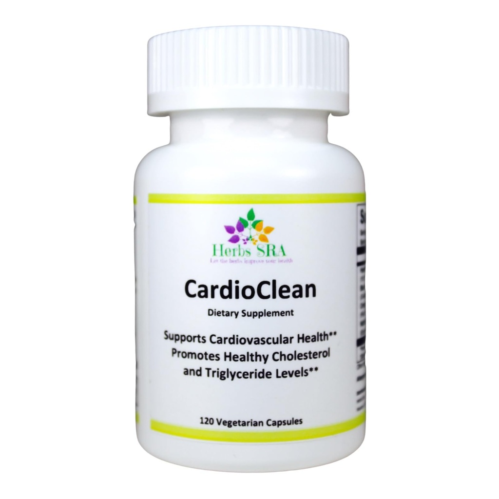 CARDIOCLEANの高度の心臓血管の健康の補足-サポート中心機能、健康なコレステロール及びTriglycerideのレベルは、血流の循環を高めます