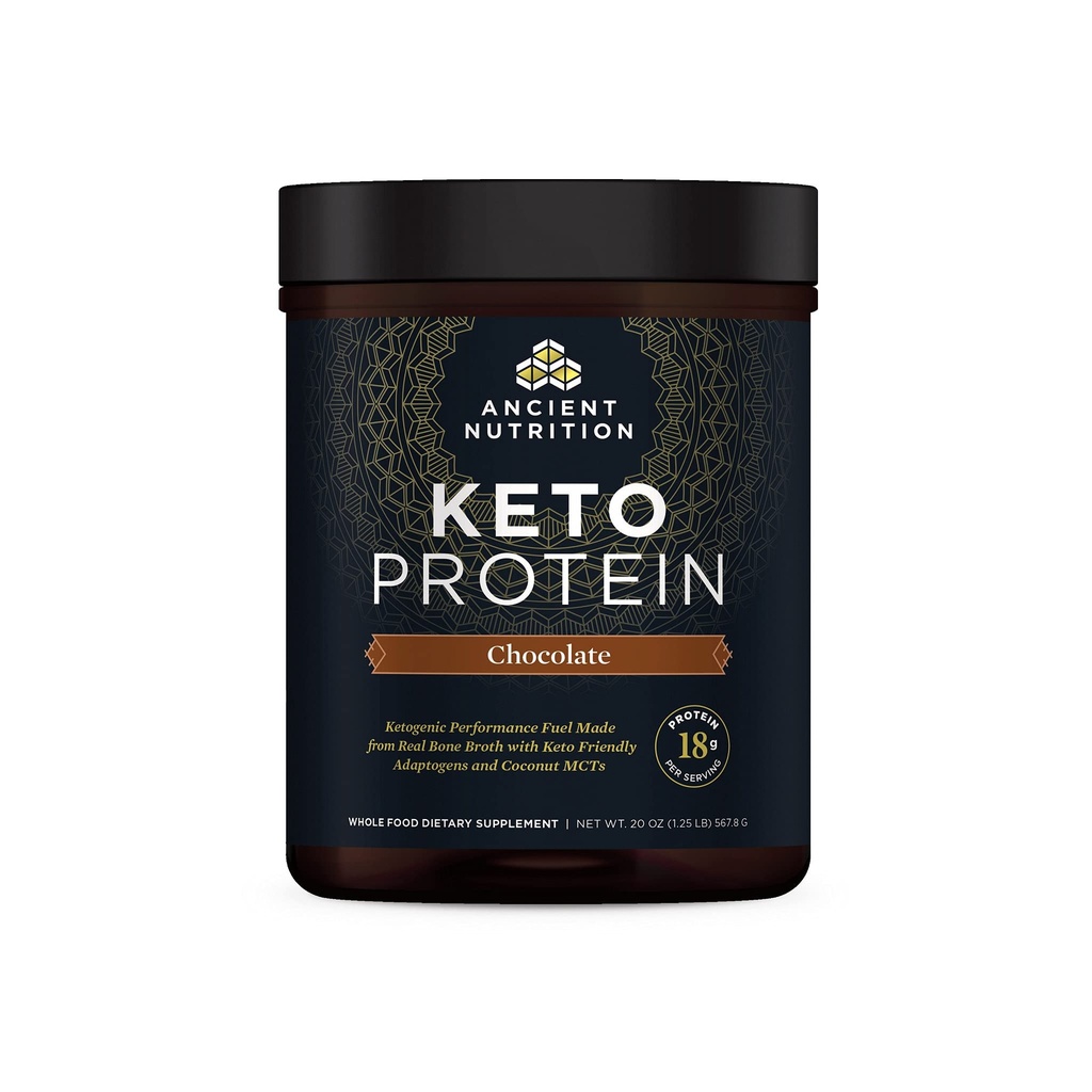 古代栄養 Keto の蛋白質の粉、Bone Broth からの脂肪および MCT オイル、チョコレート、サービングごとの 18g 蛋白質 10g 脂肪、グルテンフリー、低い Carb、Palo の友好的な 17 のサービング