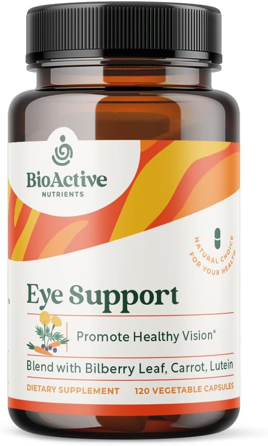 Lutein による BIOACTIVE NUTRIENTS の目サポート - 全体的な目の健康のためのサポート - 120 の野菜カプセル