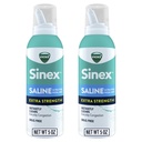 VICKSのSinexのサリンの余分強さの鼻のスプレー、3X集中*の薬剤の自由な超良い霧は、即刻Mucusを取り除きます、毎日の使用のための安全な明確な混雑に超集中されて、5つのOZ x 2を乾燥します