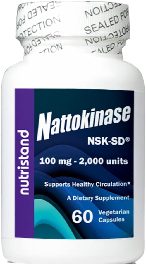 ナトキナーゼ 2,000 ユニット 60 キャップ. 日本の心臓血管スーパーフード - 米国製 NSK-SD ナトキナーゼ. ナトキナーゼブランドのオリジナルとほとんどのスタディ。 (60カプセル1本)