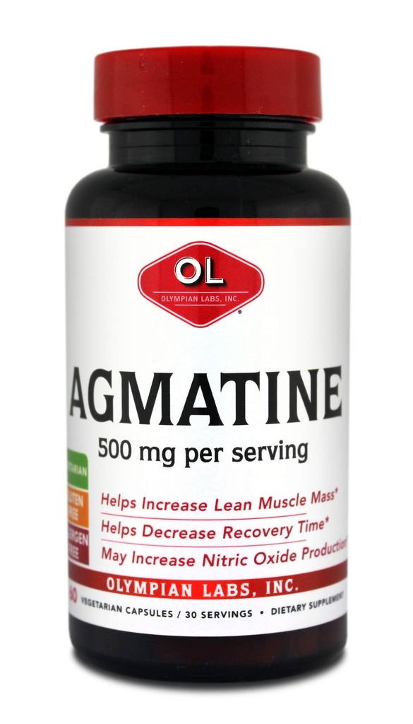 オリンピアンラボアグマチン500mg/サービング、60ベジタリアンカプセル