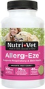 Nutri-Vet Allerg-Eze Chewables for Dogs, Antioxidants & Omega-3 Fatty Acids, Allergy Relief Supplement, Supports Skin, Coat & Respiratory Health, 60 Count