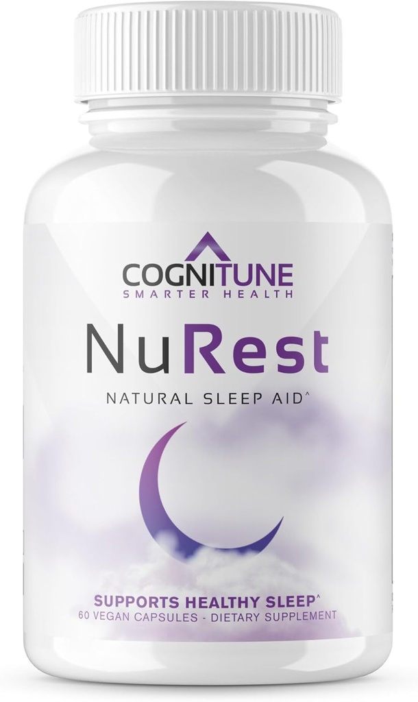 CogniTune自然な睡眠の補足-睡眠の丸薬、非眠気の草の睡眠の援助の方式w/Melatonin、Valeianの根、レモン バルム、Chamomile、GABA、L-Theanine、マグネシウム、アミノ酸を形作る非習慣