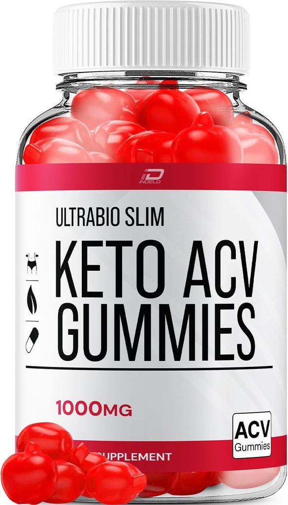 Ultra Bio スリム Keto プラス ACV グミー 栄養補助食品 - UltraBio スリム Keto アップル サイダー Vinegar Gummies レビュー, 最大強度 BioSlim 上級重量管理のためのグミー (1 パック - 60 グミー)