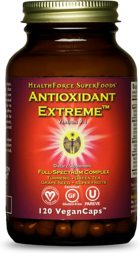 HEALTHFORCE SUPERFOODS Antioxidant Extreme - 120 Vegan Capsules