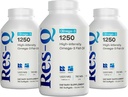 Res-Q 1250 Omega-3フィッシュオイルカプセル3パック