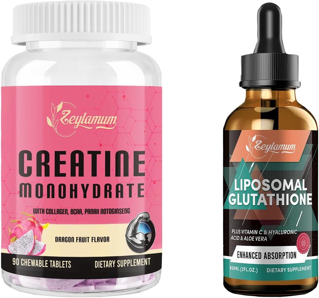 Liposomalのグルタチオンの液体及びクレアチンの一水化物