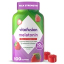 活力 最高の強さ 10 の mg の Melatonin のグミー、いちごは風味付けしました、大人の Melatonin のギーミーのビタミンの補足、100 の計算、50 日の供給