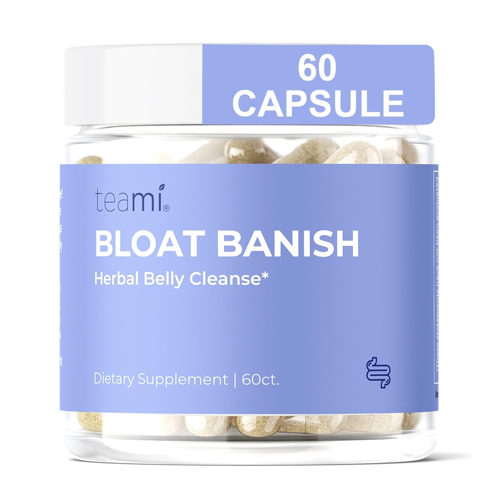 Teami Bloatは、女性のための迅速なガスとブロッキングの救済を禁止 - 消化をサポートするDebloat Pills、規則性と便秘の救済 - 消化酵素と天然ハーブベリークレンジング