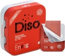 DISO - エネルギー - ビタミン、イチゴ味、ビーガン、砂糖無料、高吸収、グルテンフリー、個別にラップ、30分解性ストリップとカフェインストリップを高速溶解