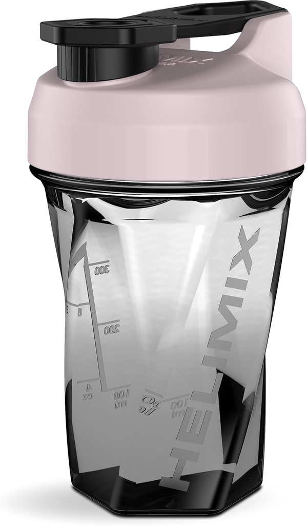 HELIMIX 1.5 Vortex ブレンダー シェーカー ボトルは最大 20 oz | ブレンドボールやウィスク | アメリカ製 | ポータブルプレワークアウト ウィー プロテイン ドリンク シェーカー カップ | ミックスカクテル スムージー シェイク | トップ ラック セーフ