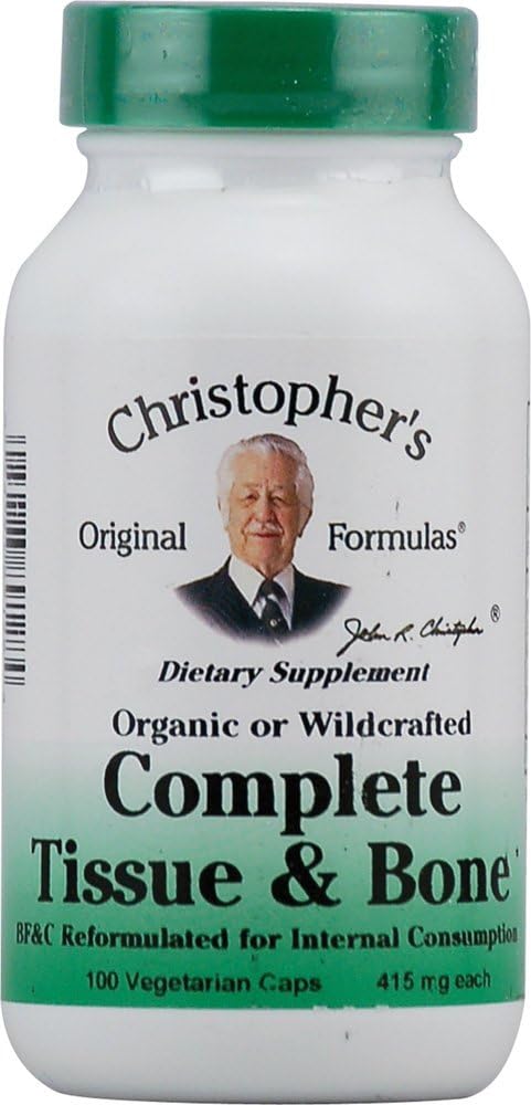Dr. Christopher's Original Formulas Complete Tissue and Bone Formula Capsules, 100 Count, 440mg Each