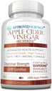 Approved Science Apple Cider Vinegar Capsules with 'The Mother' and BioPerine – 1600mg, Non-GMO, Vegan, 60 Capsules (Pack of 1)