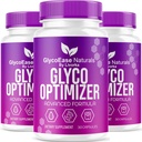 (3パック) GlycoEase Glyco Optimizer - 公式GlycoEase Pillsナチュラルサプリメントサポート、Glycoease Premiumナチュラルカプセル、Glycoeasアドバンストフォーミュラレビュー、3ヶ月間90カプセル