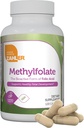 Zahler Methylfolate - 1000のmcg DFE L-Methylfolateからの健康な胎児の開発および遺伝的健康-メチル化された葉酸-Kosherの女性の非GMOのメチルの葉酸塩の補足(120のカプセル)を支えて下さい