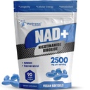 ウェルネス LABSRX リポソーム NAD + サプリメント - サードパーティは、NAD Softgels Nicotinamide Riboside Resveratrol - 2500mg Liposomal NADは、女性のためのサプリメント - 長寿サポート - 米国製