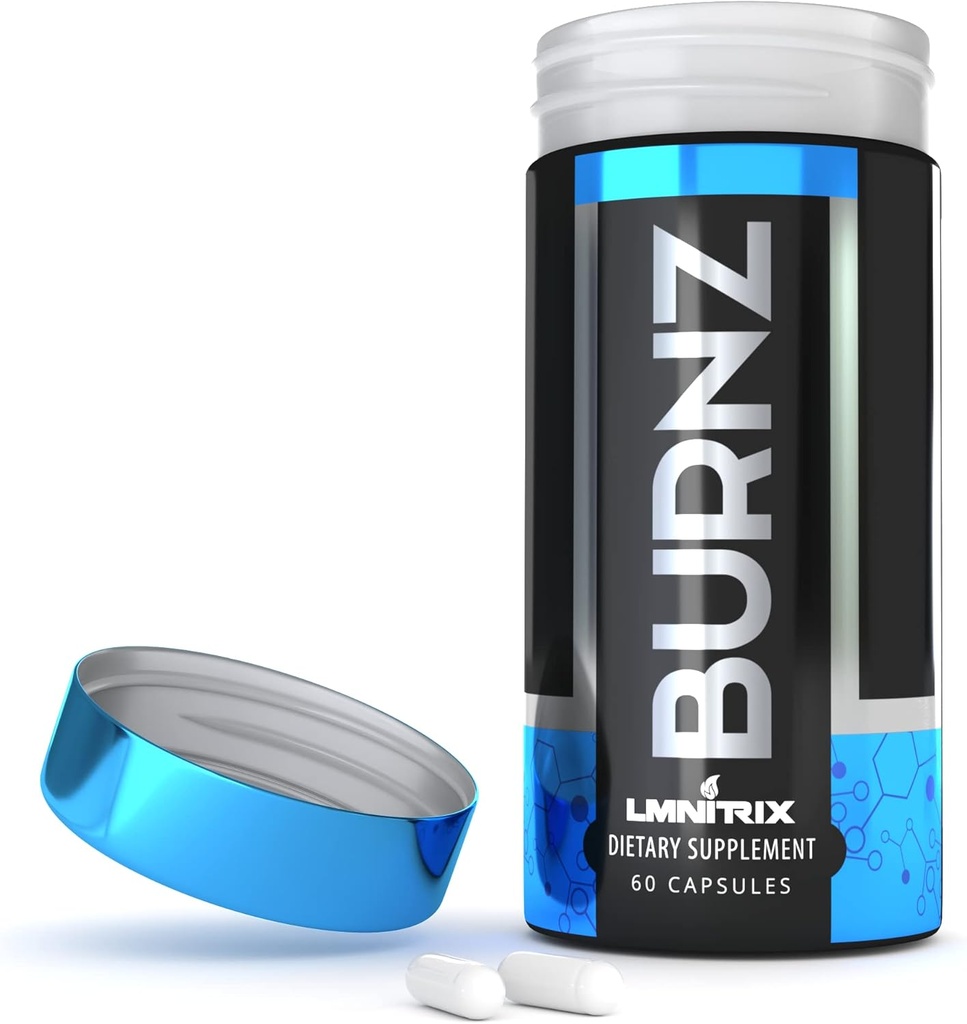 Burnz - 極端な熱源脂肪バーナー - 強力な減量エイド、ほとんどの食事療法の丸薬よりも強い - 真の血小板 - 男性と女性のための高速重量を失う - 60ct
