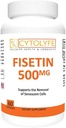 Fisetin 500mg 98%の純粋なFisetin 500mgのTherapeutic線量60のカプセルのSenolytic活動家反老化の生命延長