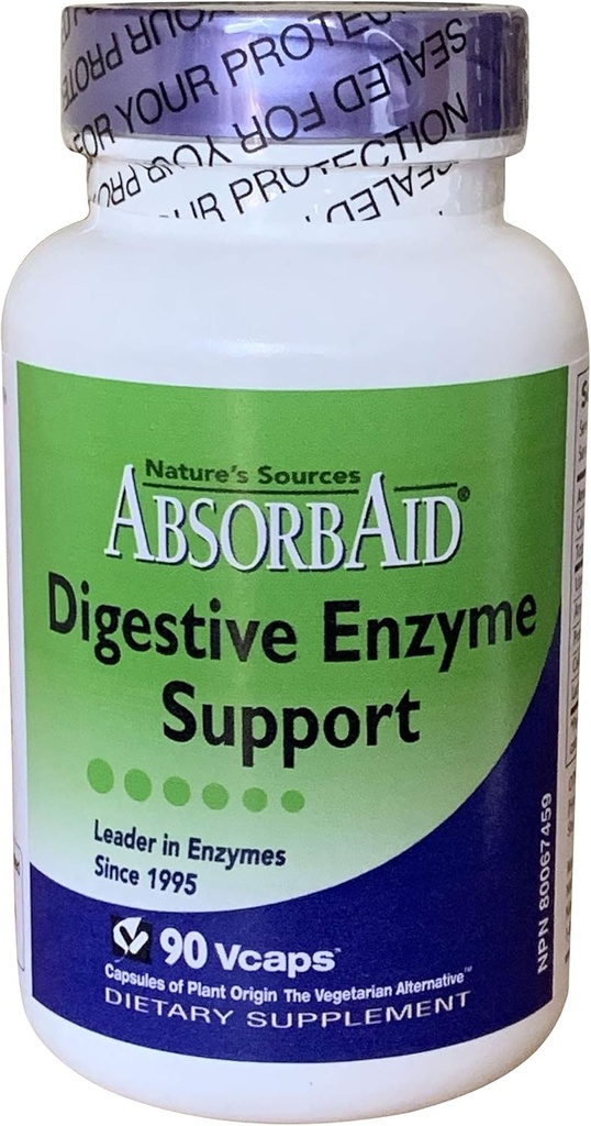 Nature's Sources AbsorbAid - 600 mg - 90 Vegetarian Capsules