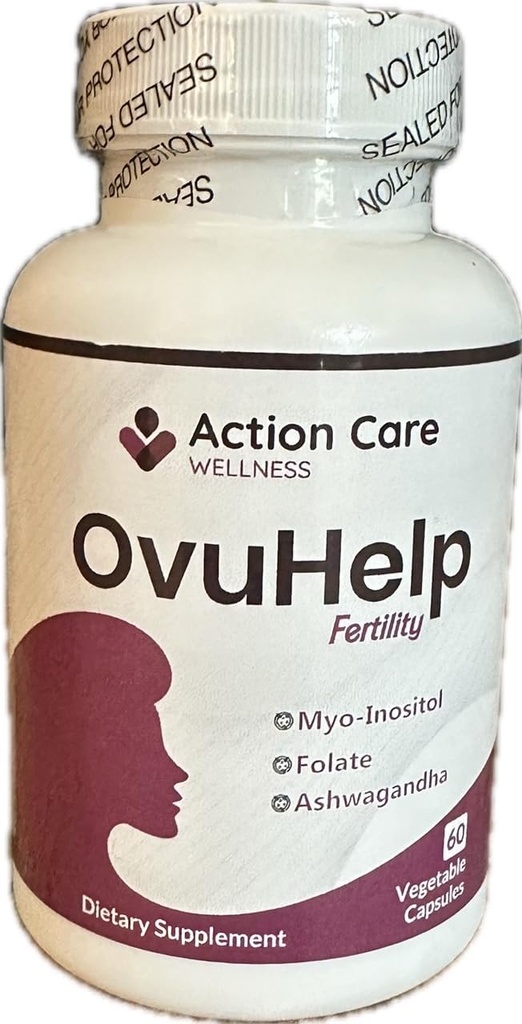 女性のためのOvuHelpの豊饒は世界的に有名なハーブ、栄養素、ビタミン、鉱物およびmyo-inositolの最適構成を結合し、再生産的な健康を促進するために結合します。 びんごとの60のカプセル。