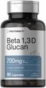 ホルバハチ・ベータ・グルカン 1 3D 700mg | 90カプセル | β 1,3, 1,6 Dグルカン | 非GMO、グルテンフリーサプリメント