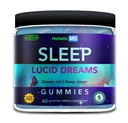 Lucid Dreams Deep Sleep - Mugwort Herb 5 htp Mucuna Pruriens Choline Supplements - Gummies Sugar Free Vegan 60カラット
