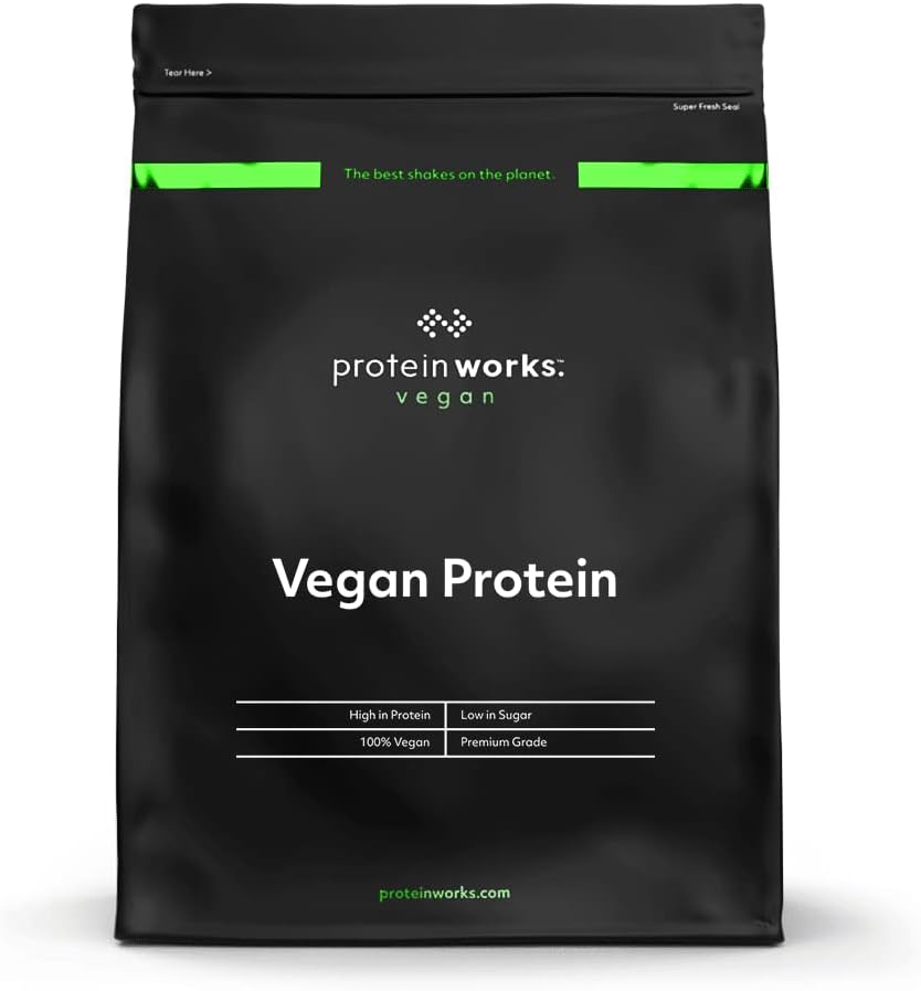 Vegan Protein Powder | 100% Plant-Based & Natural | 25g Protein | Gluten-Free | Low Fat Shake | Chocolate Silk | 2.20 Pounds