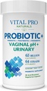 Vital Pro Naturals - 腟pH&尿素プロバイオティクス+ プレバイオティクス、Postbiotics、Parabiotics、女性のための4-in-1サプリメント、高効力、64の緊張、消化器、腟、尿、免疫の健康、30カラット
