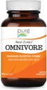 Real-ZymesTM OMNIVORE より良い消化のためのプロバイオティクスと消化酵素のサプリメント - ブロッティング、ガス、ベッチ、Diarrhea、便秘、IBSなどの救済のための自然なサポート - 90 キャップ