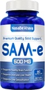 SAM-E サプリメント 500mg | 容易な吸収 S-Adenosyl-L-Methionine SAM-e 500mg for Bone and Mood Support Supplement | 米国非GMOおよびグルテンフリー(90日の供給)製