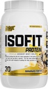 Nutrex Research IsoFit Whey Protein Powder Instantized 100% Whey Protein Isolate (30 Servings (Pack of 1), Bananas Foster)