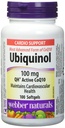 WebberナチュラルUbiquinol 100mg QHアクティブCoQ10、100ソフトジェル
